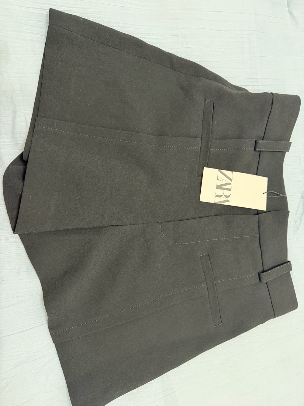 Zara Black Tailored   Dress Shorts